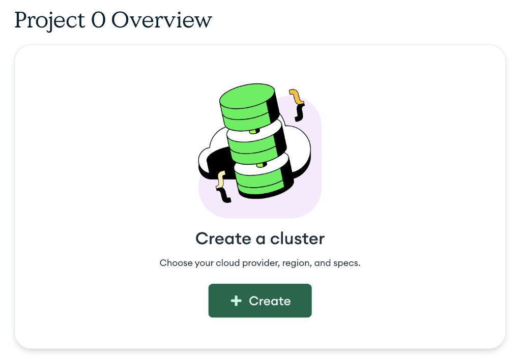 create an atlas cluster